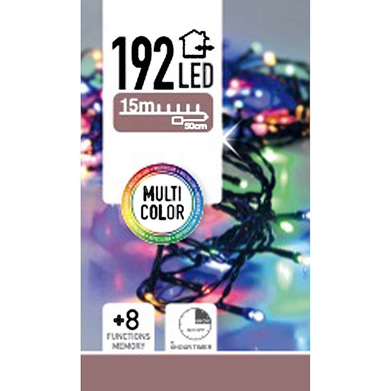 LED-verlichting 192 LED's - multicolor - op batterij LED-verlichting 192 LED's - multicolor - op batterij