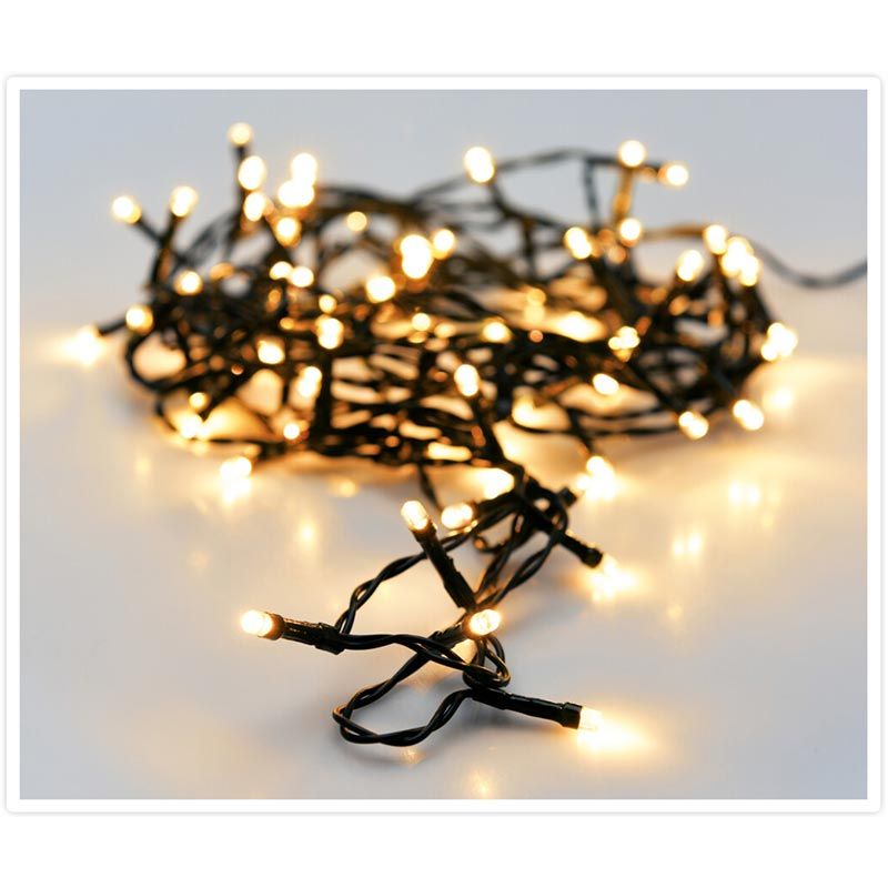 Kerstverlichting 120 led- 9m - extra warm wit - Timer - Lichtfuncties - Geheugen - Buiten Kerstverlichting 120 led- 9m - extra warm wit - Timer - Lichtfuncties - Geheugen - Buiten - Afbeelding 4
