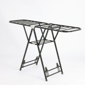 Ceruzo Wasrek - Metaal - Inklapbaar - Zwart