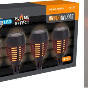 Solar Tuinfakkels - 4 stuks