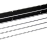 Ceruzo Wanddroogrek - 80 x 40 cm - Inklapbaar - Zwart