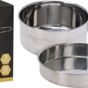 Kampeer Pannen - RVS - 2 stuks