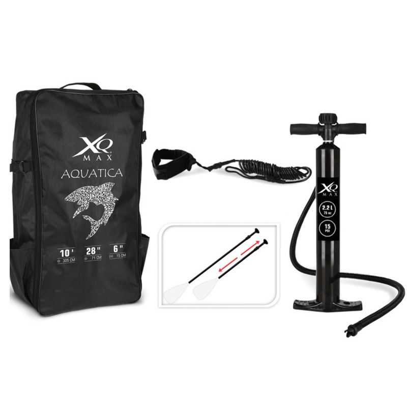 XQ Max SUP Board Aquatica - 305cm - tot 150kg - Shark XQ Max SUP Board Aquatica - 305cm - tot 150kg - Shark - Afbeelding 2