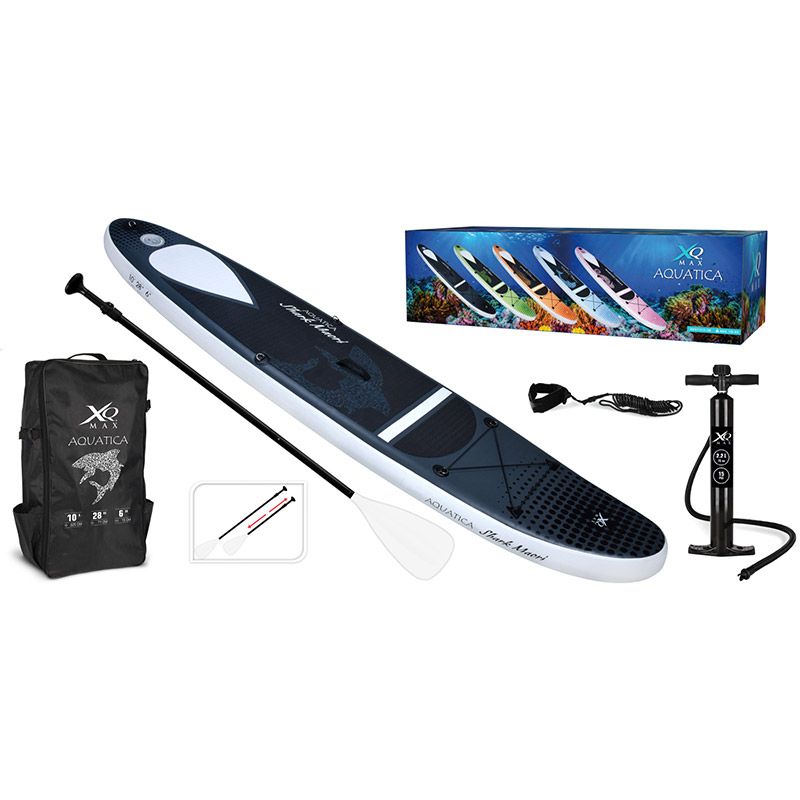 XQ Max SUP Board Aquatica - 305cm - tot 150kg - Shark XQ Max SUP Board Aquatica - 305cm - tot 150kg - Shark - Afbeelding 4