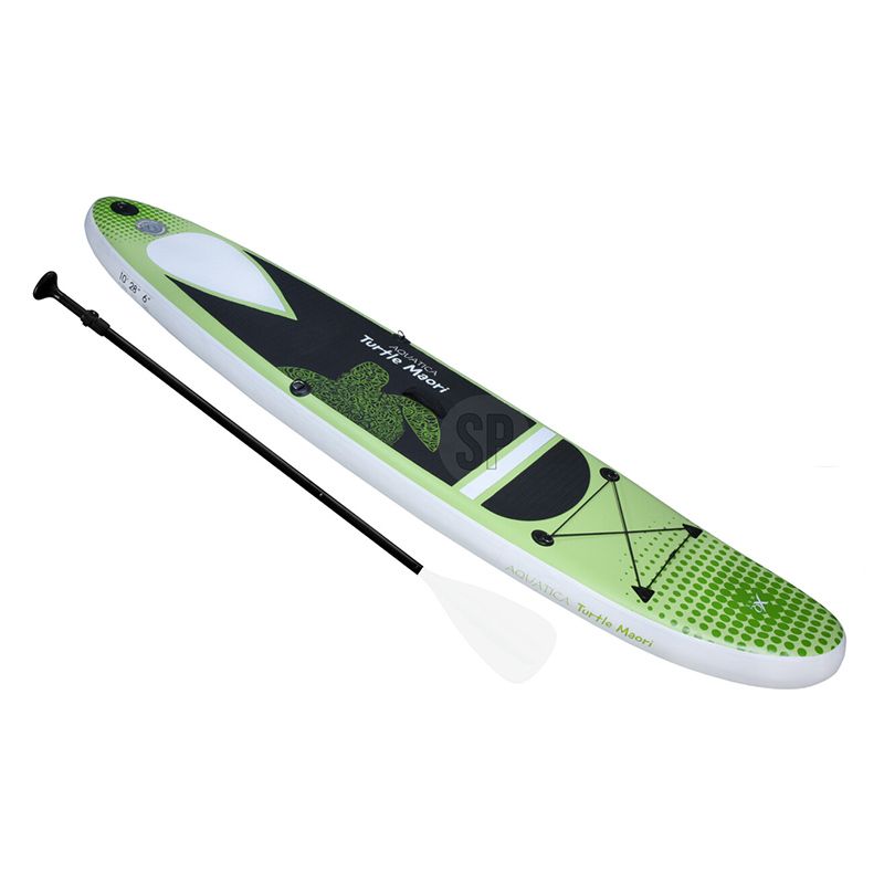 XQ Max SUP Board Aquatica - 305cm - tot 150kg - Turtle Maori XQ Max SUP Board Aquatica - 305cm - tot 150kg - Turtle Maori - Afbeelding 2