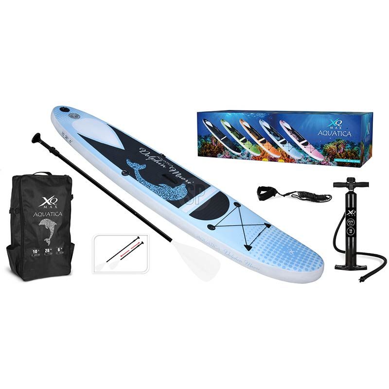 XQ Max SUP Board Aquatica - 305cm - tot 150kg - Dolphin Maori XQ Max SUP Board Aquatica - 305cm - tot 150kg - Dolphin Maori