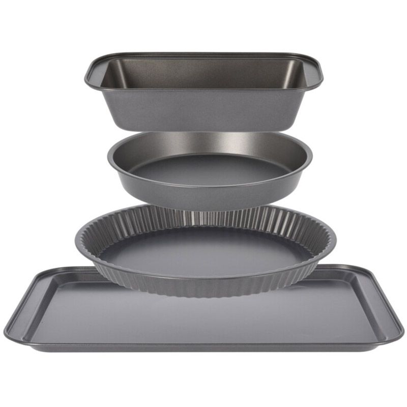 La Cucina Bakvormen Set - 4 delig - Diverse Maten La Cucina Bakvormen Set - 4 delig - Diverse Maten