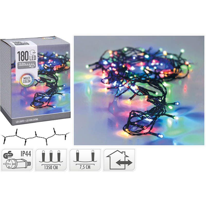 LED-verlichting - 180 LED's - 13.5 meter - multicolor LED-verlichting - 180 LED's - 13.5 meter - multicolor - Afbeelding 4