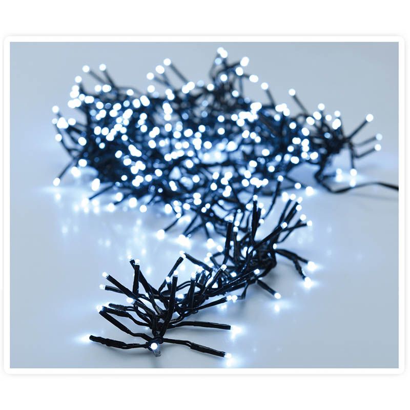 Clusterverlichting - 384 LED - 2.8m - wit Clusterverlichting - 384 LED - 2.8m - wit - Afbeelding 2