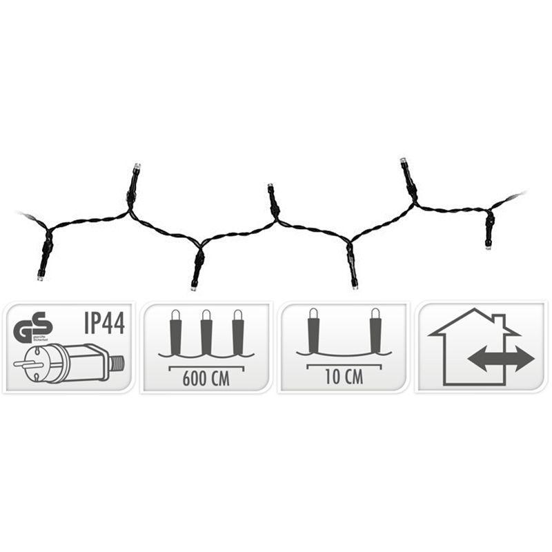 LED-verlichting - 120 LED's - 9 meter - extra warm wit LED-verlichting - 120 LED's - 9 meter - extra warm wit - Afbeelding 2