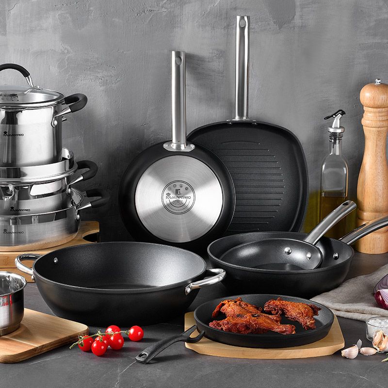 Masterpro Koekenpan Foodies Collection - Inductie - 30 cm Masterpro Koekenpan Foodies Collection - Inductie - 30 cm - Afbeelding 8