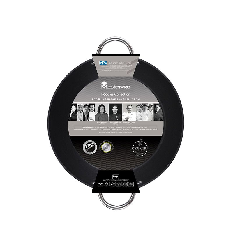 Masterpro Paella Pan - Inductie - 32 x 7.8 cm - Foodies Collection Masterpro Paella Pan - Inductie - 32 x 7.8 cm - Foodies Collection - Afbeelding 6