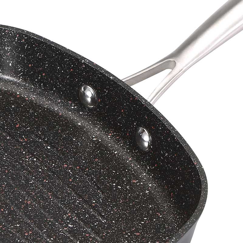 Infinity Chefs Grillpan - 28 x 28 cm - Ultra Turbo Inductie Infinity Chefs Grillpan - 28 x 28 cm - Ultra Turbo Inductie - Afbeelding 3