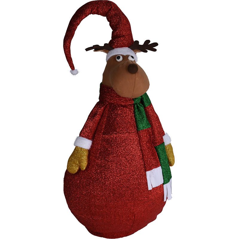 Happy Rendier XXL - 120cm - met LED lampjes - met timer - geschikt voor buiten Happy Rendier XXL - 120cm - met LED lampjes - met timer - geschikt voor buiten
