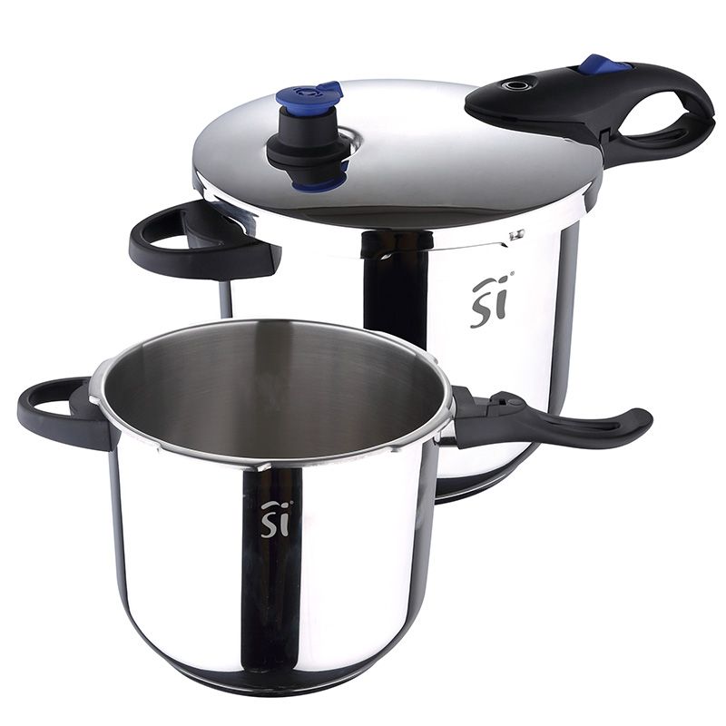 San Ignacio Snelkookpannen - 4.0 en 5.5 liter - RVS San Ignacio Snelkookpannen - 4.0 en 5.5 liter - RVS