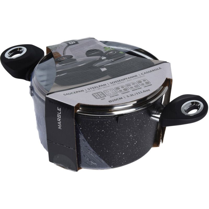 Braadpan met deksel - Ø20cm - gesmeed aluminium Braadpan met deksel - Ø20cm - gesmeed aluminium - Afbeelding 2