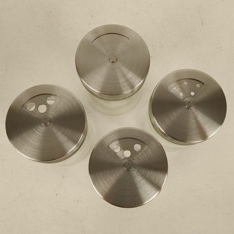 Kruidenset - 7 delig - RVS en glas Kruidenset - 7 delig - RVS en glas - Afbeelding 4