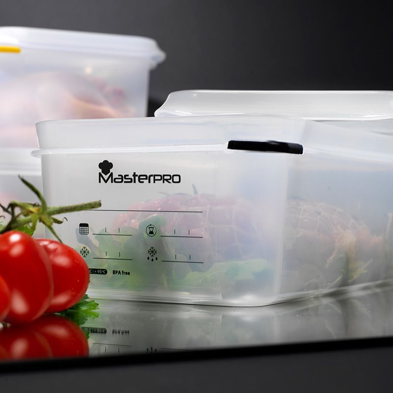 Masterpro Vershoudbak - 4L - Transparant - 32 x17 x 10 Masterpro Vershoudbak - 4L - Transparant - 32 x17 x 10 - Afbeelding 2