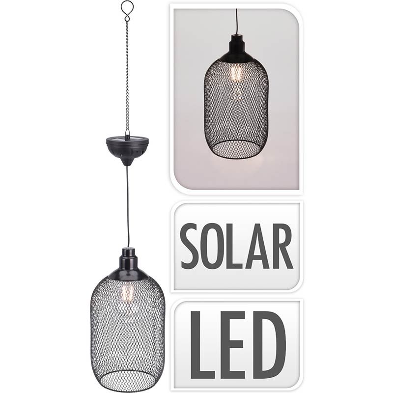 Solar Hanglamp - LED filament - metaal - warm wit Solar Hanglamp - LED filament - metaal - warm wit - Afbeelding 2