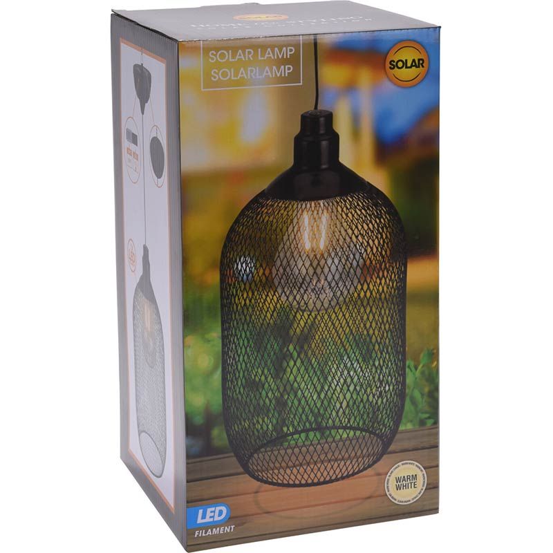 Solar Hanglamp - LED filament - metaal - warm wit Solar Hanglamp - LED filament - metaal - warm wit - Afbeelding 4