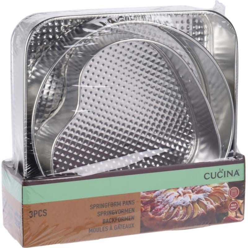 Springvormen - set van 3 vormen Springvormen - set van 3 vormen - Afbeelding 2