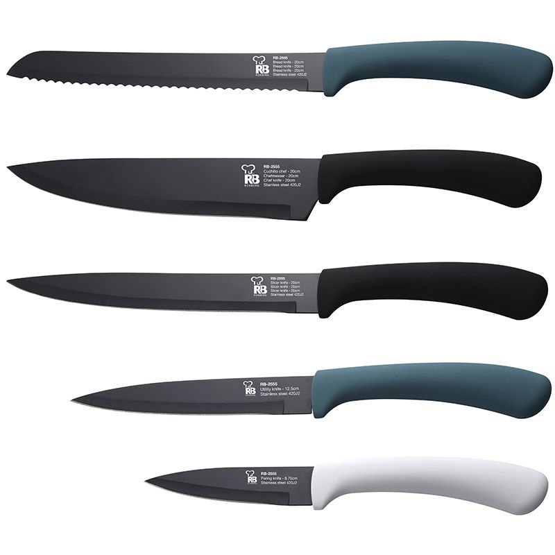 Renberg 5-delige Messenset - Color Slice Renberg 5-delige Messenset - Color Slice