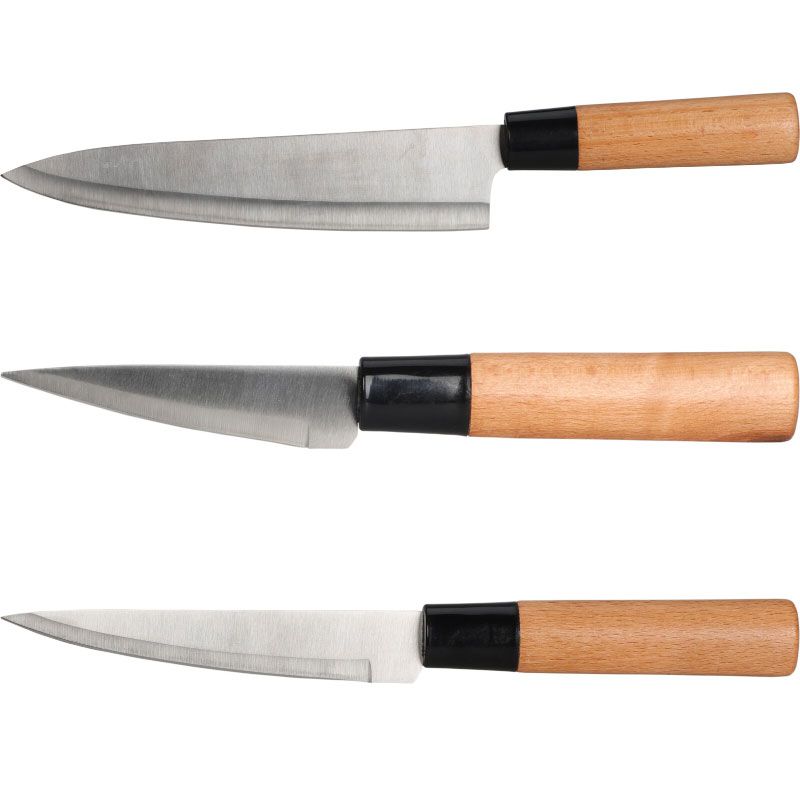 Messenset met Snijplank - Bamboe Messenset met Snijplank - Bamboe - Afbeelding 2