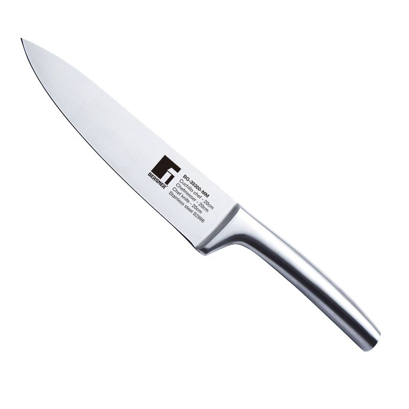 Bergner Messenset met Magneetblok - 5 delig - RVS en bamboe Bergner Messenset met Magneetblok - 5 delig - RVS en bamboe - Afbeelding 5