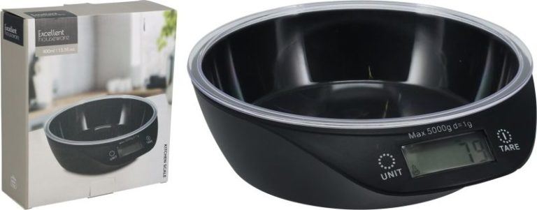 Keukenweegschaal met Mengkom