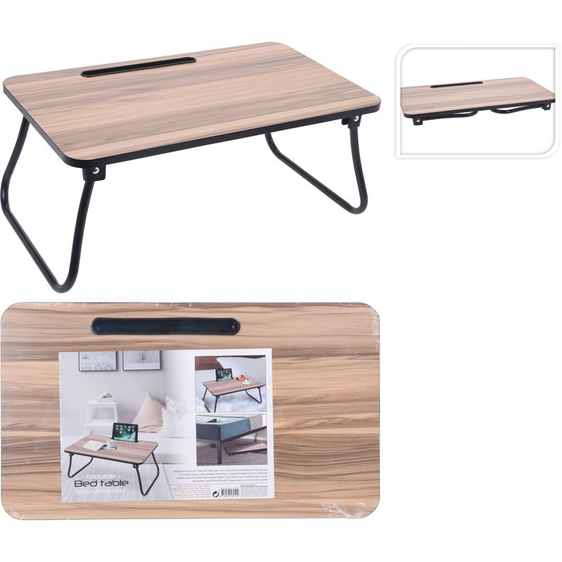 Bedtafel - inklapbaar - 52x30x22cm Bedtafel - inklapbaar - 52x30x22cm - Afbeelding 2