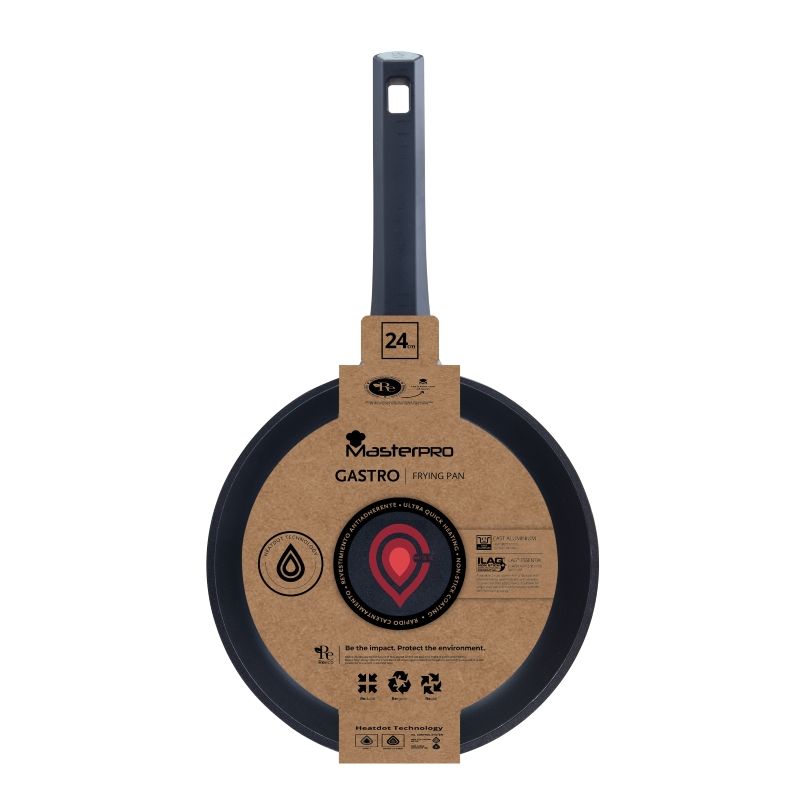 Masterpro Gastro Koekenpan - Ø 24 cm - Inductie - Heatdot Technology Indicator - duurzaam Masterpro Gastro Koekenpan - Ø 24 cm - Inductie - Heatdot Technology Indicator - duurzaam - Afbeelding 3