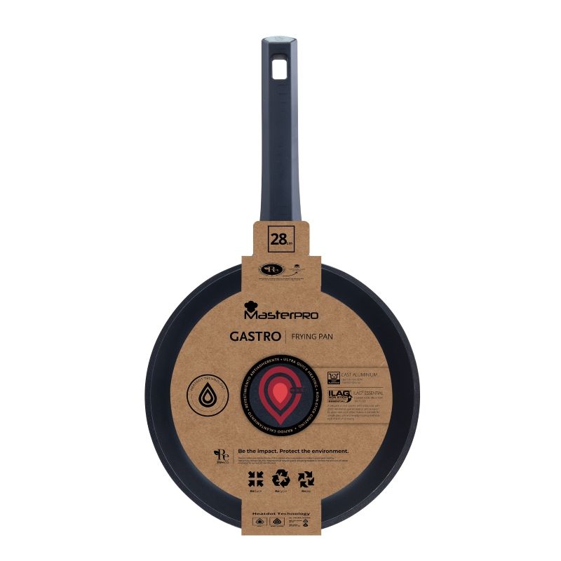 Masterpro Gastro Koekenpan - Ø 28 cm - Inductie - Heatdot Technology Indicator - duurzaam Masterpro Gastro Koekenpan - Ø 28 cm - Inductie - Heatdot Technology Indicator - duurzaam - Afbeelding 3