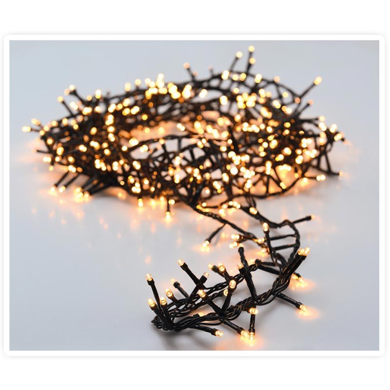 Micro Cluster 200 led - 4m - warm wit - Batterij - Lichtfuncties - Geheugen - Timer Micro Cluster 200 led - 4m - warm wit - Batterij - Lichtfuncties - Geheugen - Timer - Afbeelding 4