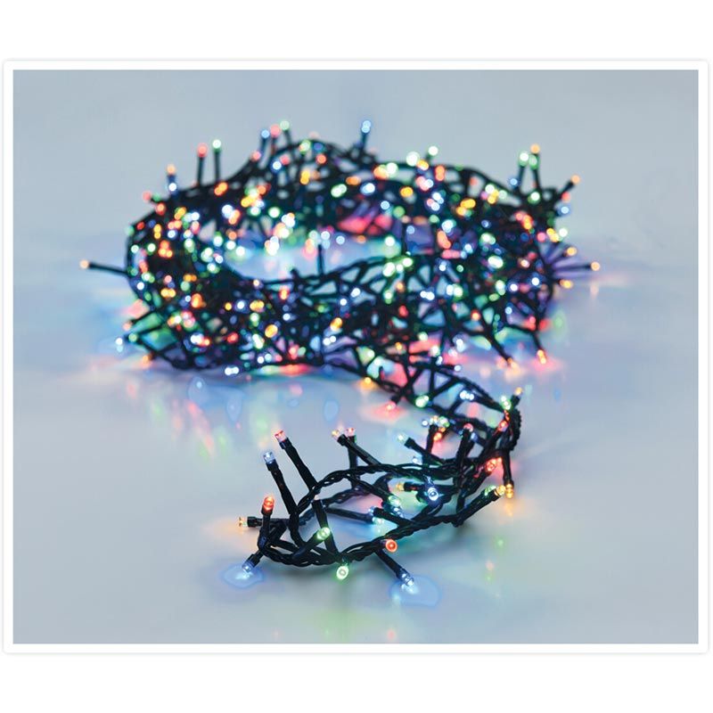 Microcluster - 700 led - 14m - multicolor - Timer - Lichtfuncties - Geheugen - Buiten Microcluster - 700 led - 14m - multicolor - Timer - Lichtfuncties - Geheugen - Buiten - Afbeelding 4