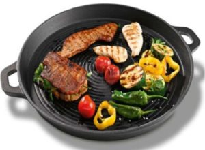 Grillpan voor de BBQ - Gietijzer