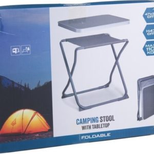 Vouwkruk met Tafelblad - Viskruk - Campingstoel