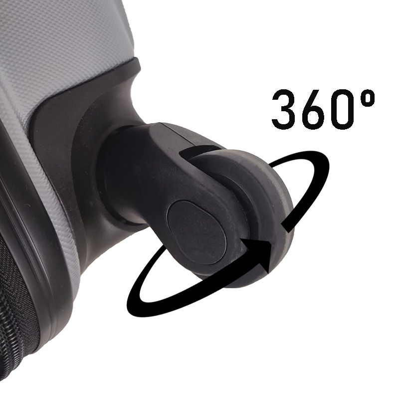 Ceruzo Handbagage Koffer - 51.5 cm - Blauw Ceruzo Handbagage Koffer - 51.5 cm - Blauw - Afbeelding 4