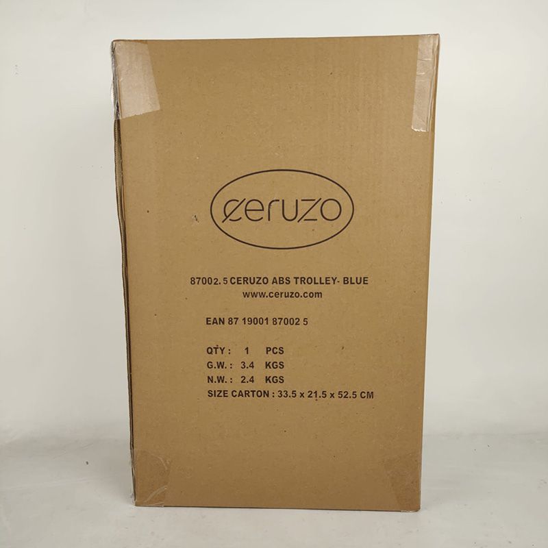 Ceruzo Handbagage Koffer - 51.5 cm - Blauw Ceruzo Handbagage Koffer - 51.5 cm - Blauw - Afbeelding 7