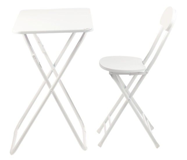 Ceruzo Klaptafel met Stoel - Wit Ceruzo Klaptafel met Stoel - Wit