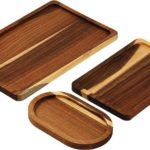 Ceruzo Dienbladen - Acaciahout -  set van 3