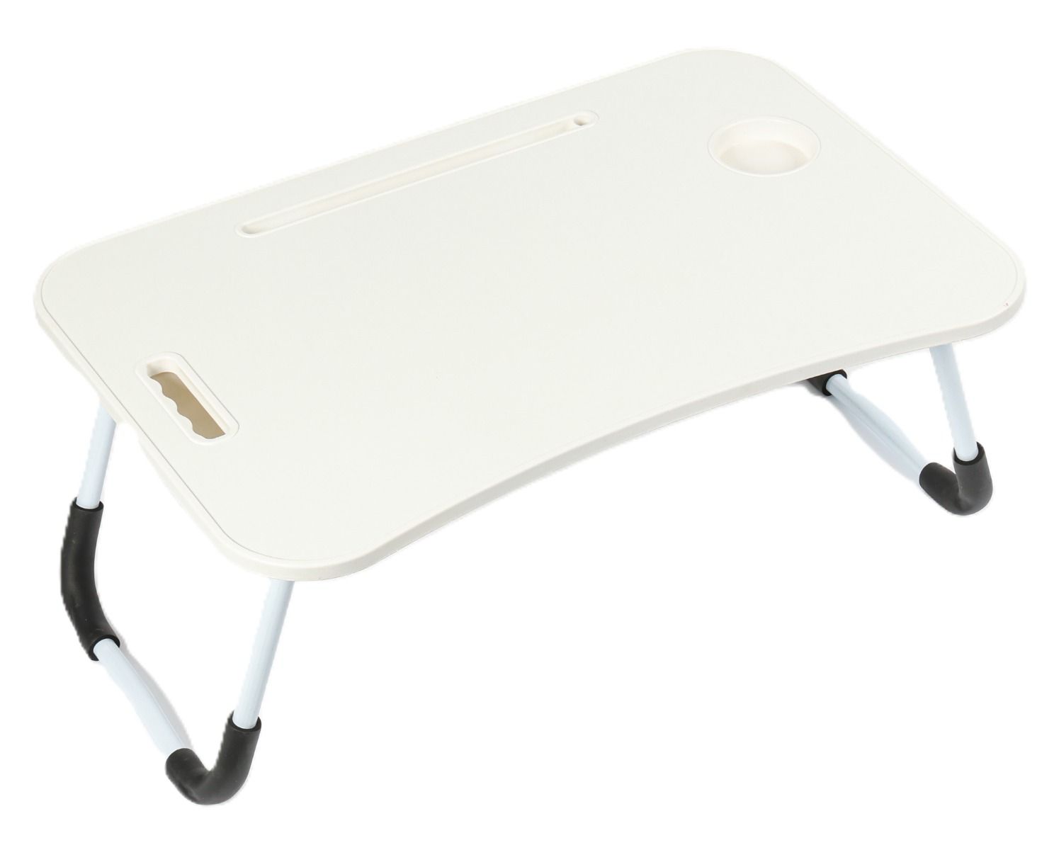 Ceruzo Opklapbare Laptoptafel - Bedtafel - 60x40 cm - Wit Ceruzo Opklapbare Laptoptafel - Bedtafel - 60x40 cm - Wit