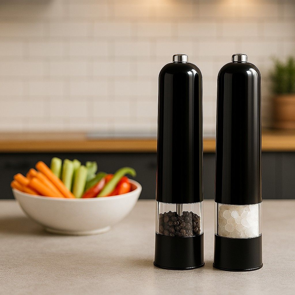 Ceruzo Elektrische Peper- en Zoutmolen Set - Verstelbare Maalgraad Ceruzo Elektrische Peper- en Zoutmolen Set - Verstelbare Maalgraad