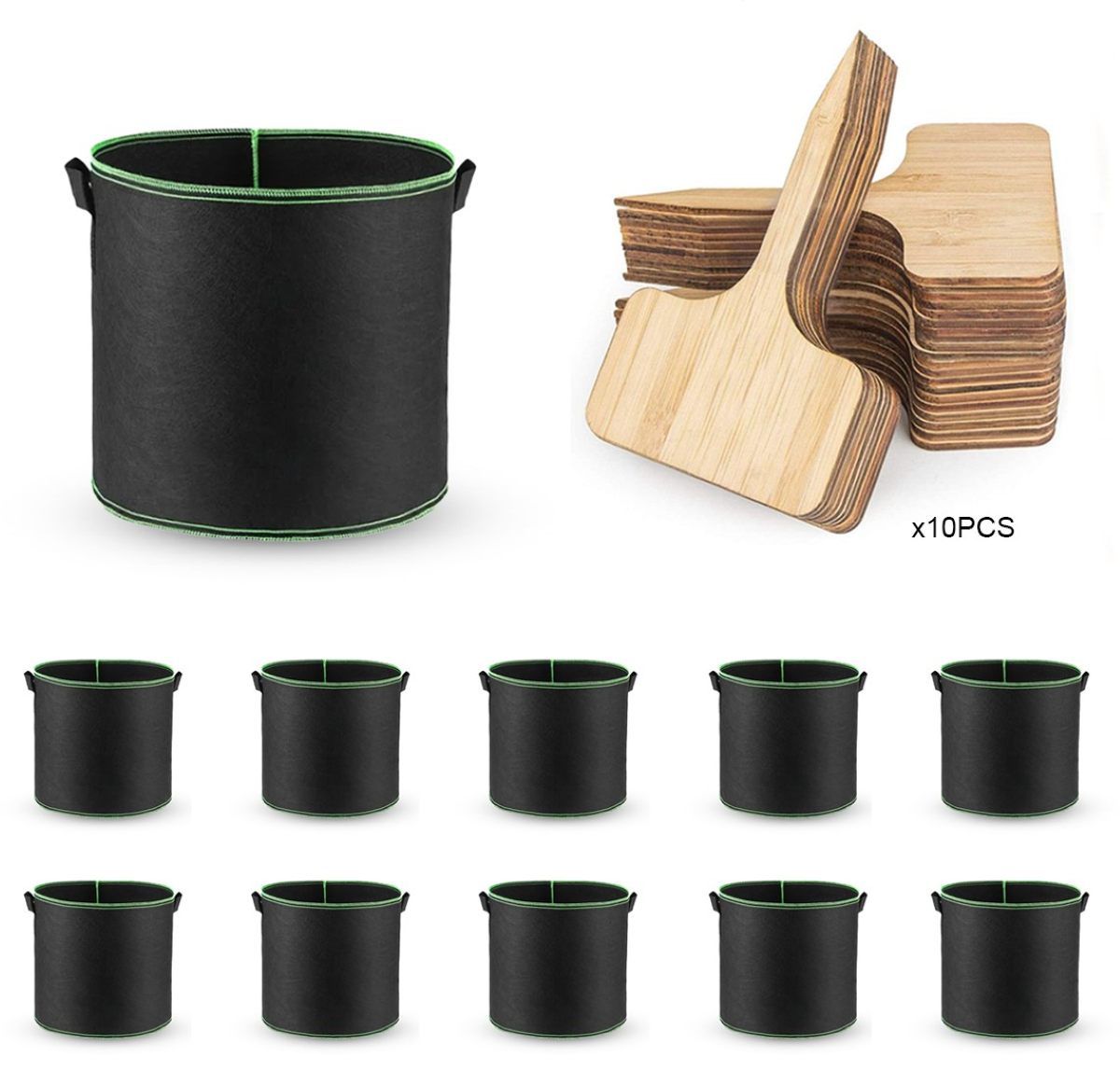 Ceruzo Plantenzakken 10 stuks - 30 Liter Ceruzo Plantenzakken 10 stuks - 30 Liter