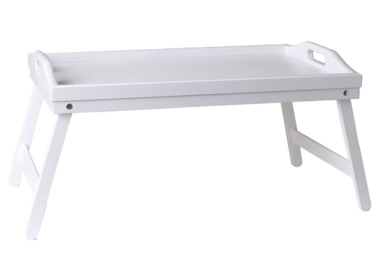 Ceruzo Ontbijt Dienblad - Wit - 50x30 cm  - inklapbaar