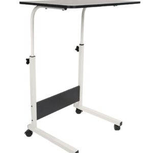 Ceruzo Laptoptafel - Zwart - Verrijdbare Bedtafel - Verstelbaar in Hoogte