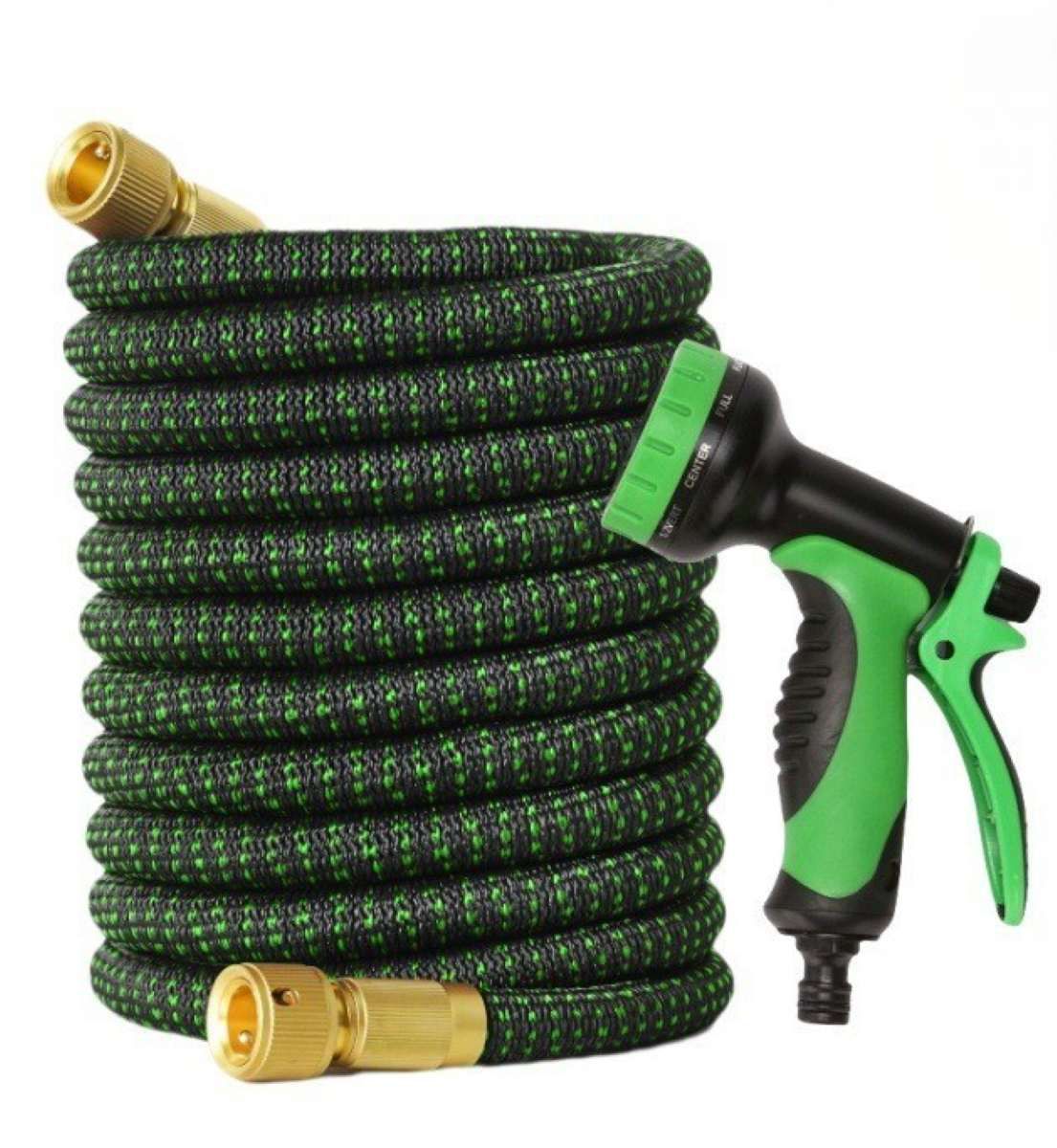 Ceruzo Flexibele Tuinslang tot 30 meter - met Sproeikop en Slanghouder Ceruzo Flexibele Tuinslang tot 30 meter - met Sproeikop en Slanghouder