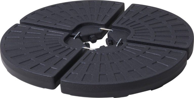 Parasoltegels - 48x48 cm - Vulbaar - 4 stuks - voor Kruisvoet