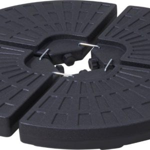 Parasoltegels - 48x48 cm - Vulbaar - 4 stuks - voor Kruisvoet