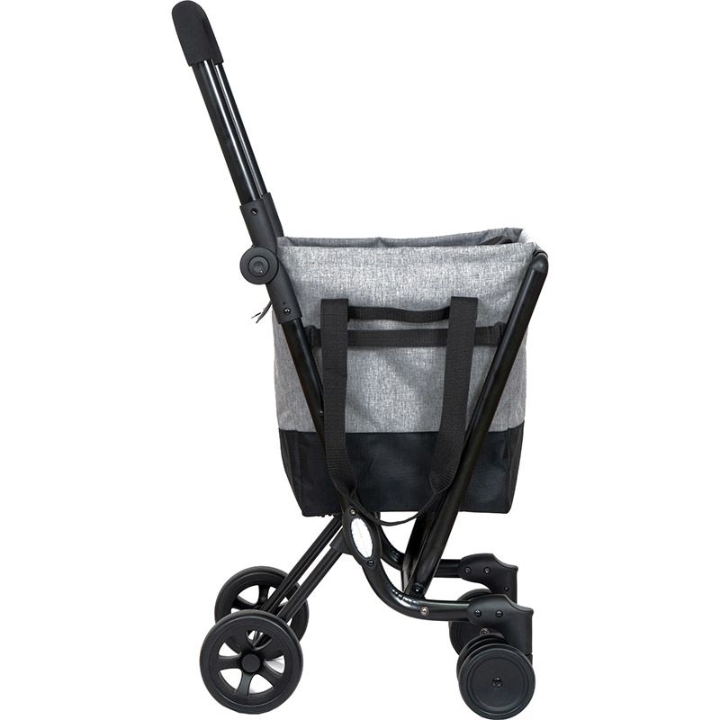 Ceruzo by Playmarket Easy Go Boodschappentrolley - Zwart-Groen Ceruzo by Playmarket Easy Go Boodschappentrolley - Zwart-Groen - Afbeelding 4