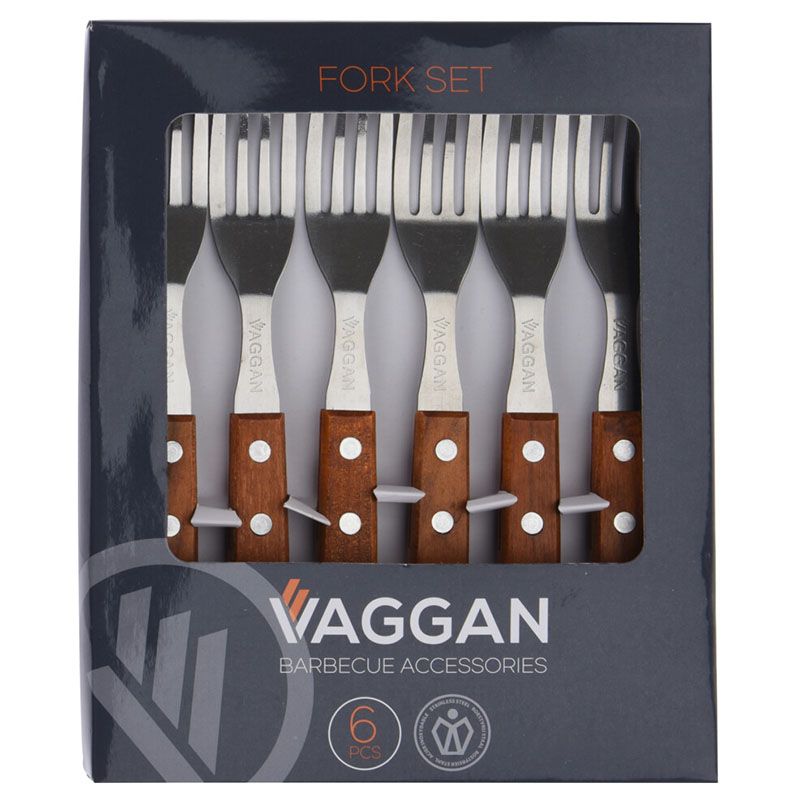 Vaggan Steakvorkenset - 6-delig - 19,5 cm Vaggan Steakvorkenset - 6-delig - 19,5 cm
